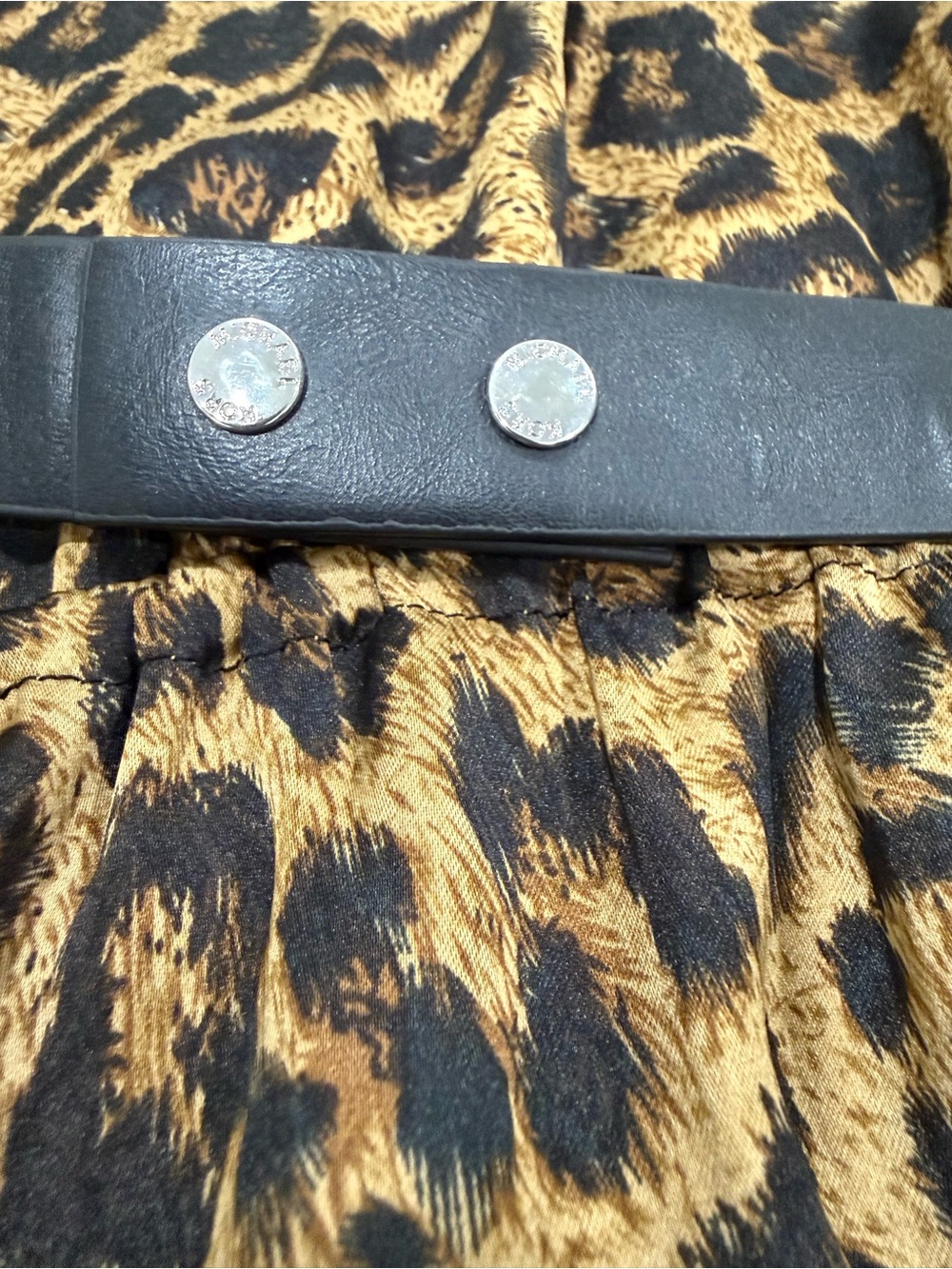 Michael Kors Leopard Print Mini Dress in Brown and Black - Picture 8 of 15